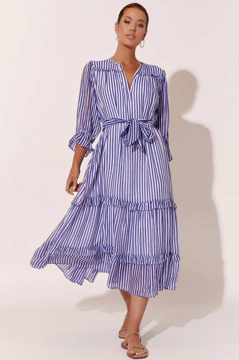 Stripack Frances Stripe Dress - Norticle – Pearls & Roses