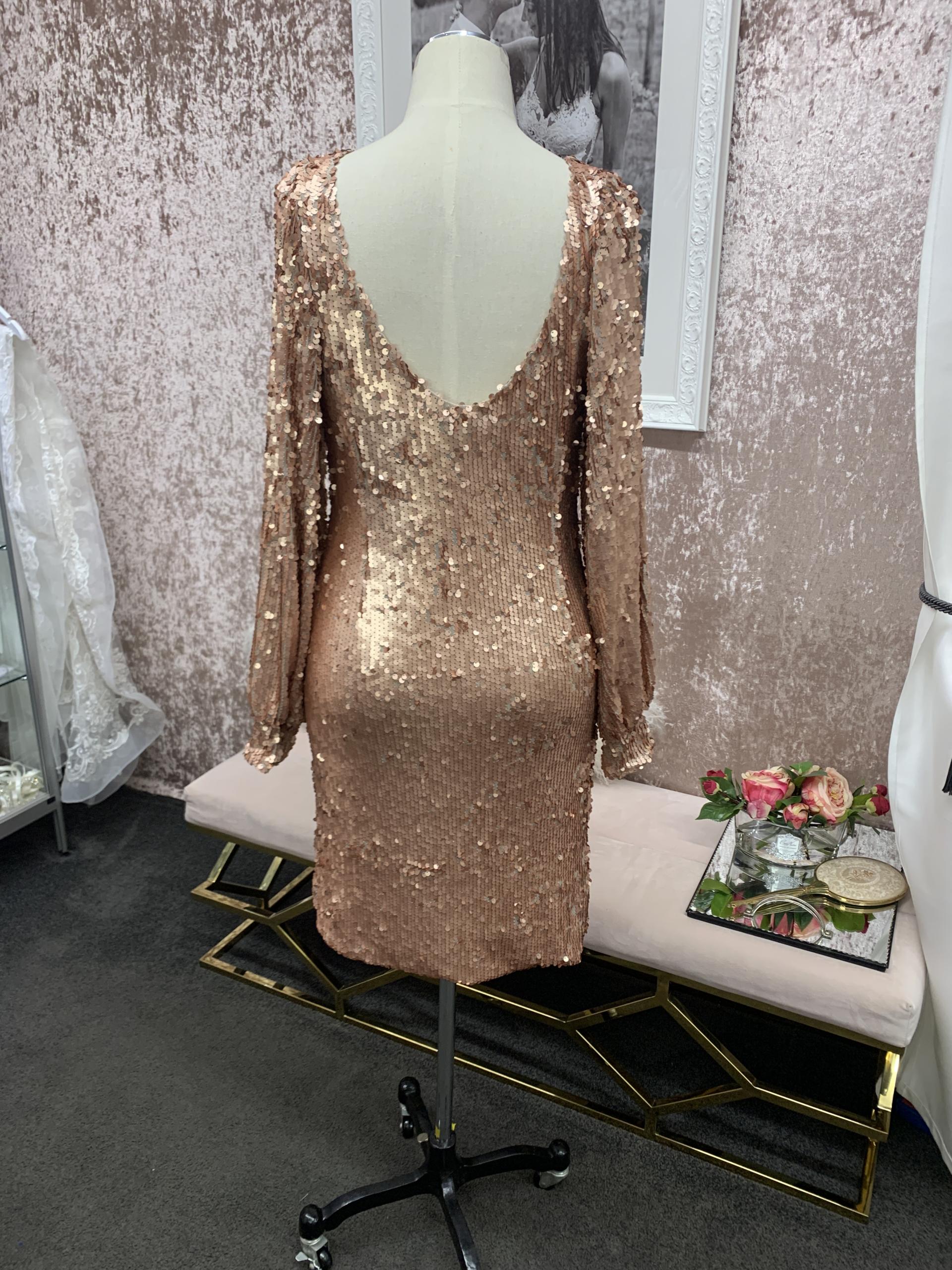 rose gold dress size 12