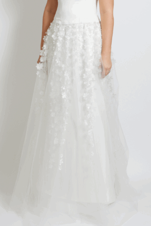 Shimmer Flutter Overskirt